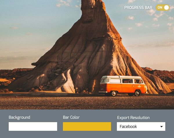 Enhance videos with progress bar